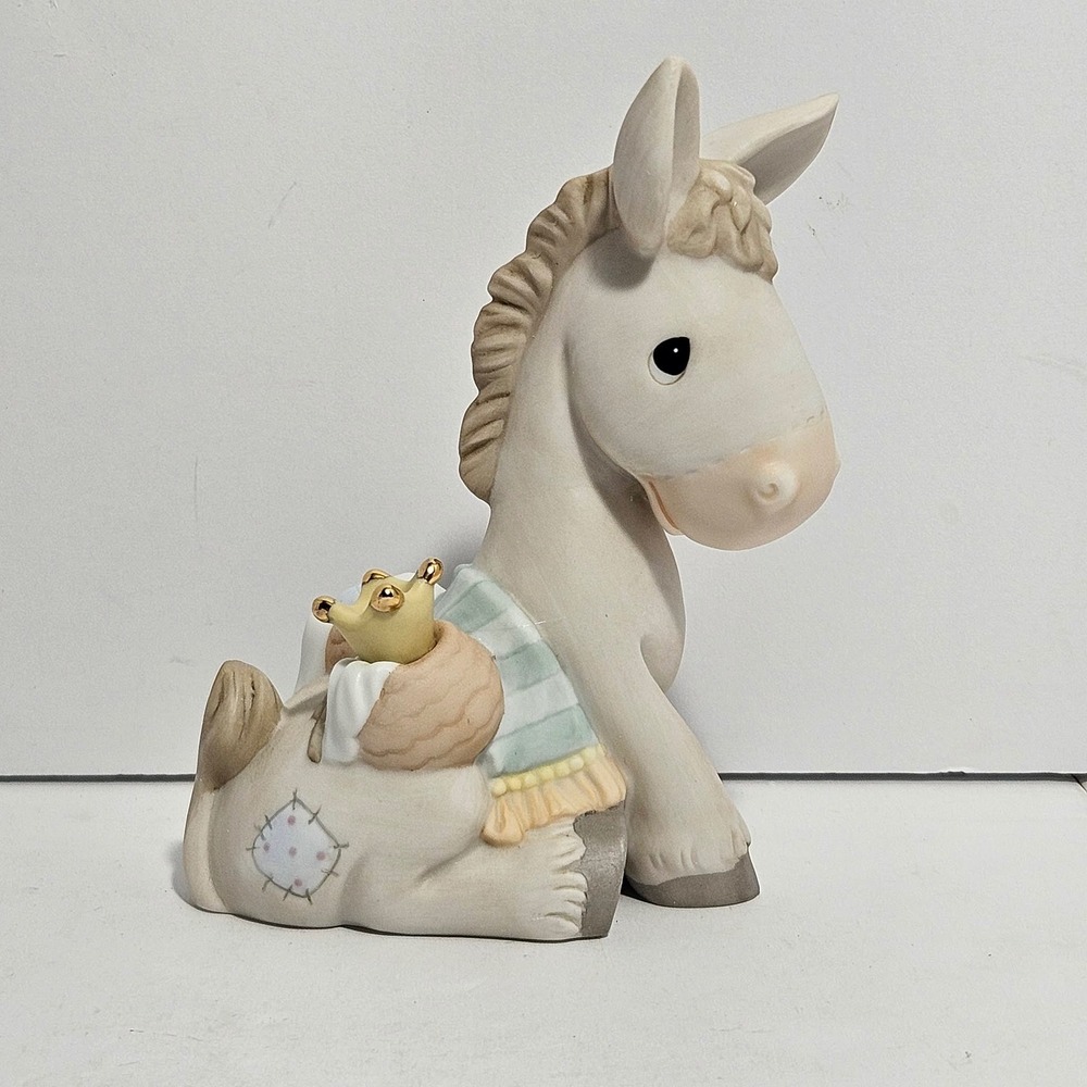 Precious Moments Crown Him King Of Kings Nativity Donkey Figurine 118262 NIB